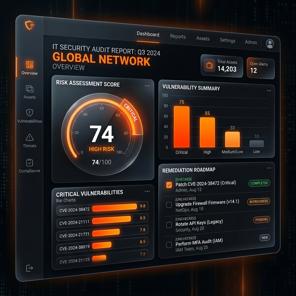 Security Support Dashboard